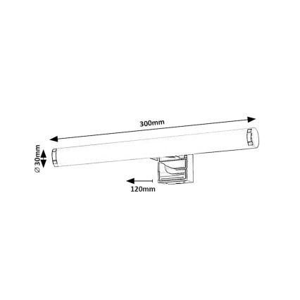 Rabalux - LED osvetljenje za kupatilsko ogledalo, 5 W, 230 V, IP44