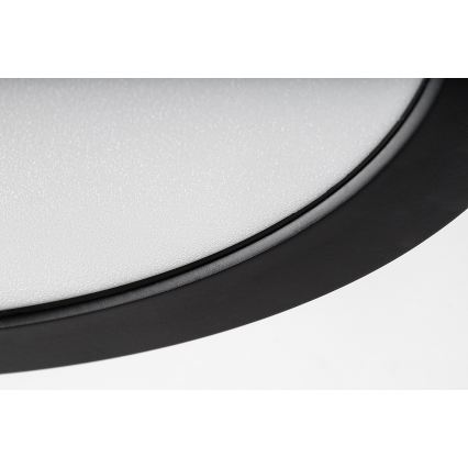 Rabalux - LED plafonsko svetlo za kupatilo LED/24W/230V, prečnik 22 cm, IP44, crno