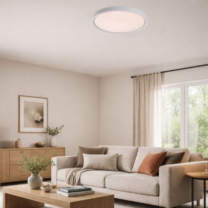 Rabalux - LED prigušiva plafonska svetiljka LED/54W/230V IP40 3000-6500K prečnik 52 cm + daljinski upravljač