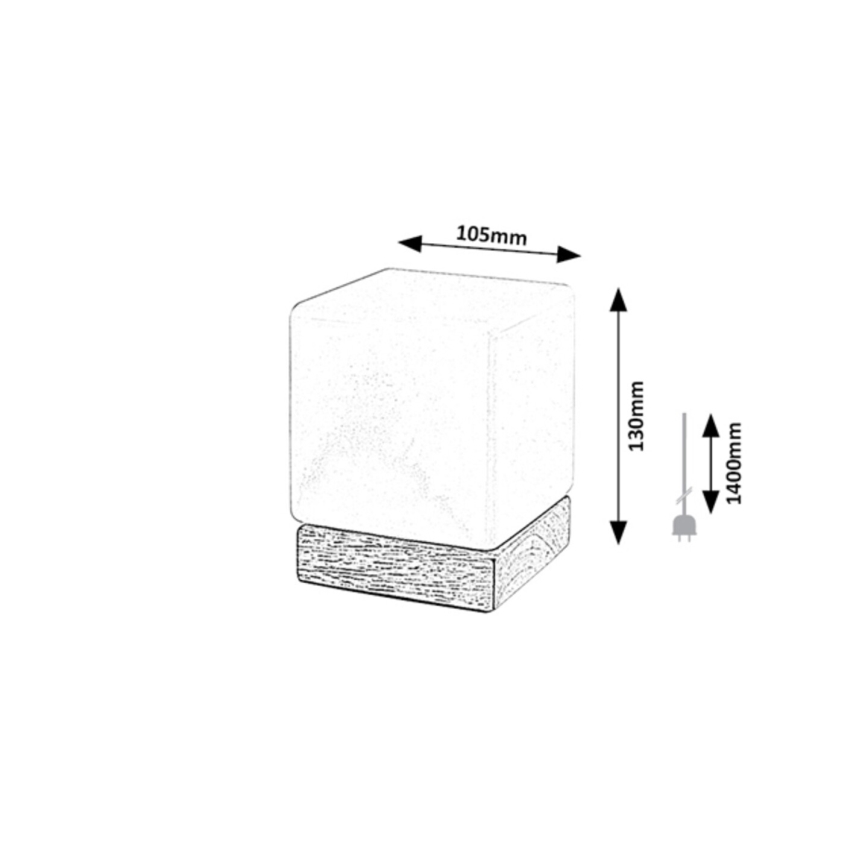 Rabalux - LED prigušiva stolna lampa LED/1,2W/5V 3000K buk