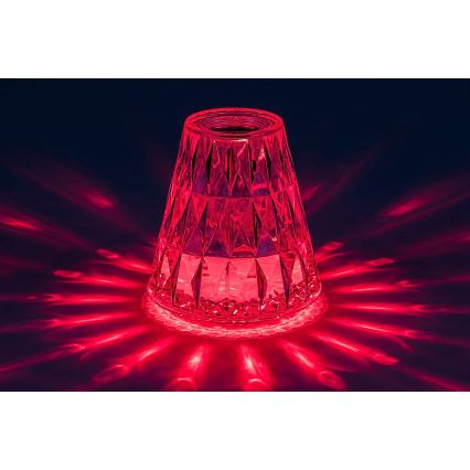 Rabalux - LED RGB prigušiva punjiva stona lampa LED/2W/5V/3xAAA 3000K