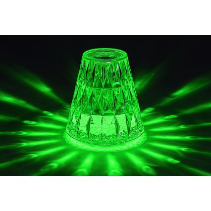 Rabalux - LED RGB prigušiva punjiva stona lampa LED/2W/5V/3xAAA 3000K