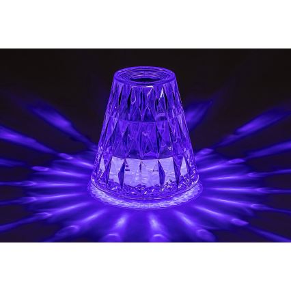 Rabalux - LED RGB prigušiva punjiva stona lampa LED/2W/5V/3xAAA 3000K