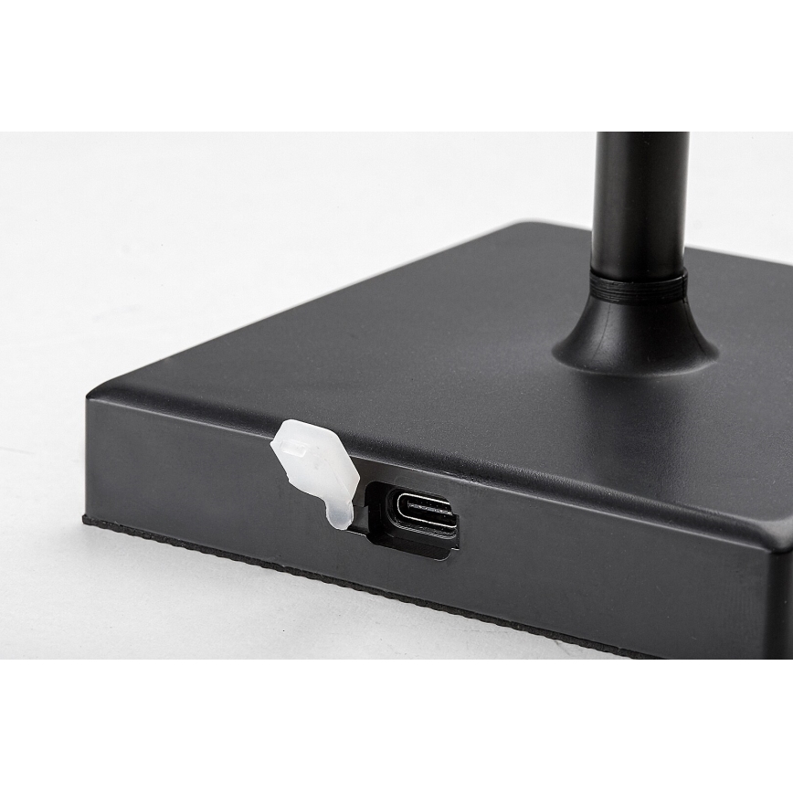 Rabalux - LED prigušiva punjiva stona lampa LED/4W/3,7V 1800 mAh 3000-5000K IP44 crna