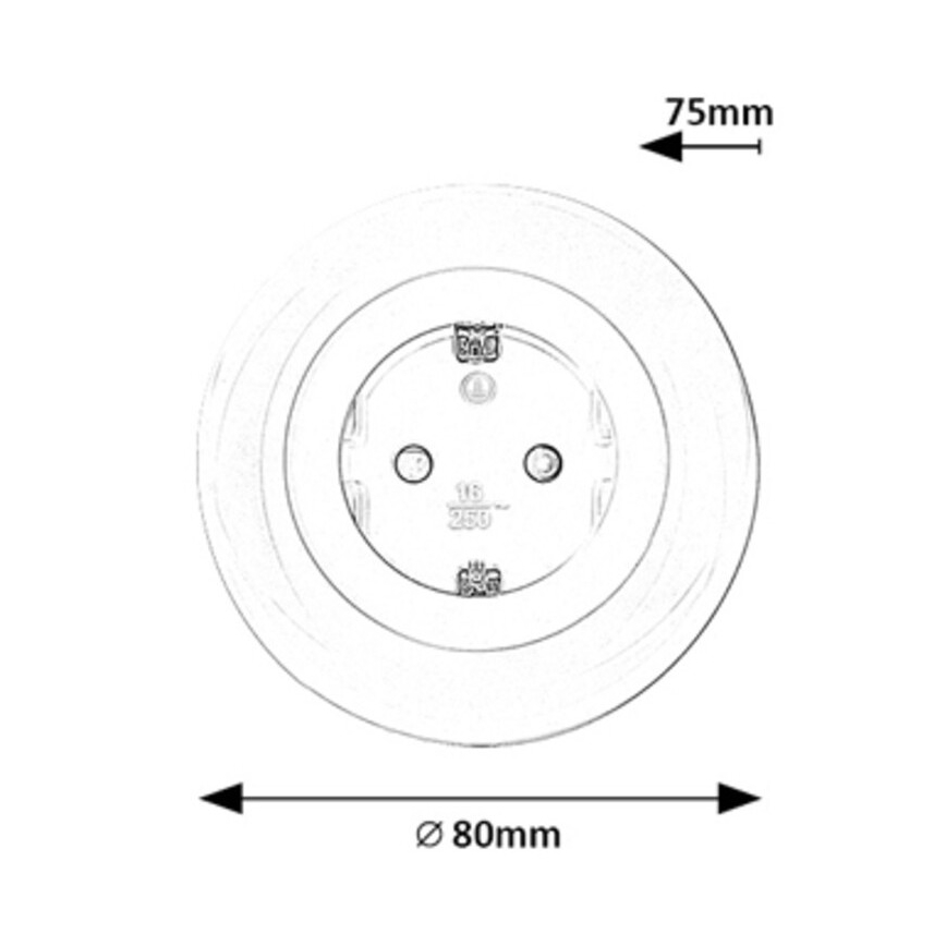 Rabalux - LED RGB utičnica sa osvetljenjem LED/0,54W/230V 3000K