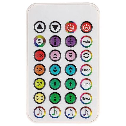 Rabalux - KOMPLET 2x LED RGB prigušiva stona lampa PACO LED/5W/5V + daljinski upravljač