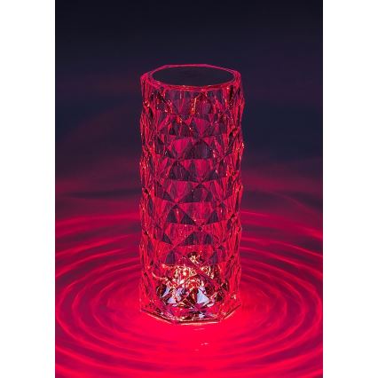 Rabalux 76015 - LED RGB prigušiva stona punjiva lampa SIGGY LED/1,5W/3,7V 800 mAh