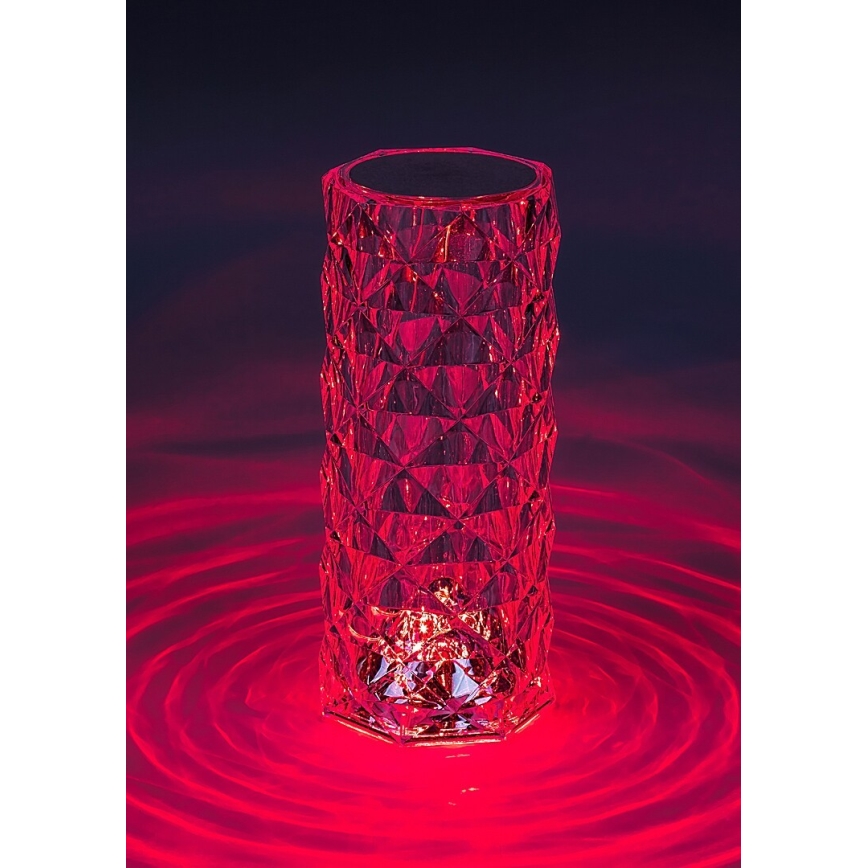 Rabalux 76015 - LED RGB prigušiva stona punjiva lampa SIGGY LED/1,5W/3,7V 800 mAh