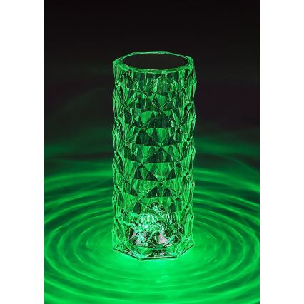 Rabalux 76015 - LED RGB prigušiva stona punjiva lampa SIGGY LED/1,5W/3,7V 800 mAh