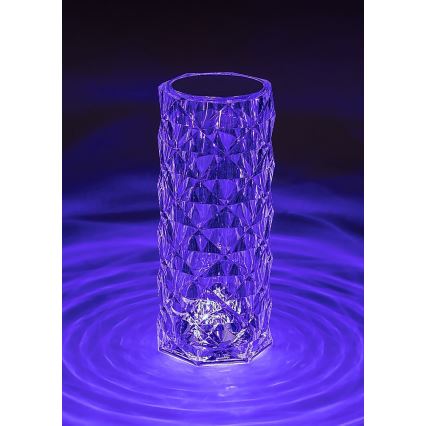 Rabalux 76015 - LED RGB prigušiva stona punjiva lampa SIGGY LED/1,5W/3,7V 800 mAh