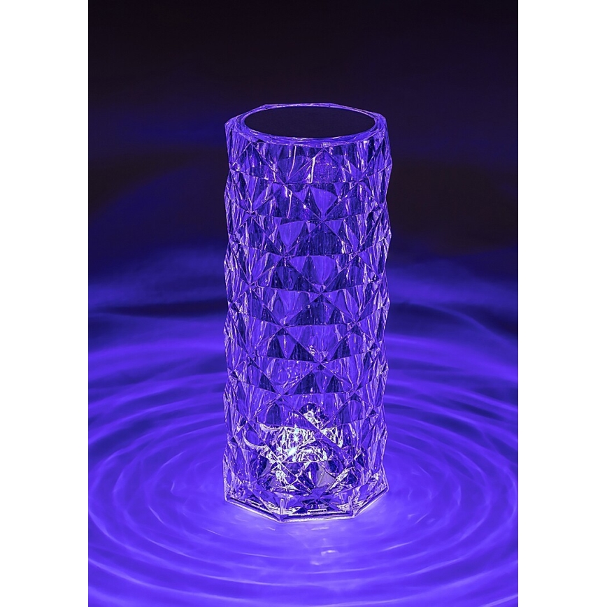 Rabalux 76015 - LED RGB prigušiva stona punjiva lampa SIGGY LED/1,5W/3,7V 800 mAh