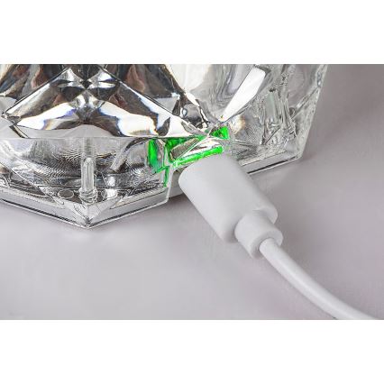 Rabalux 76015 - LED RGB prigušiva stona punjiva lampa SIGGY LED/1,5W/3,7V 800 mAh