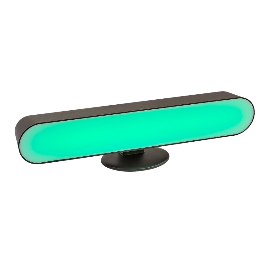 Rabalux - LED RGB prigušiva stona lampa LED/3W/5V crna + daljinski upravljač