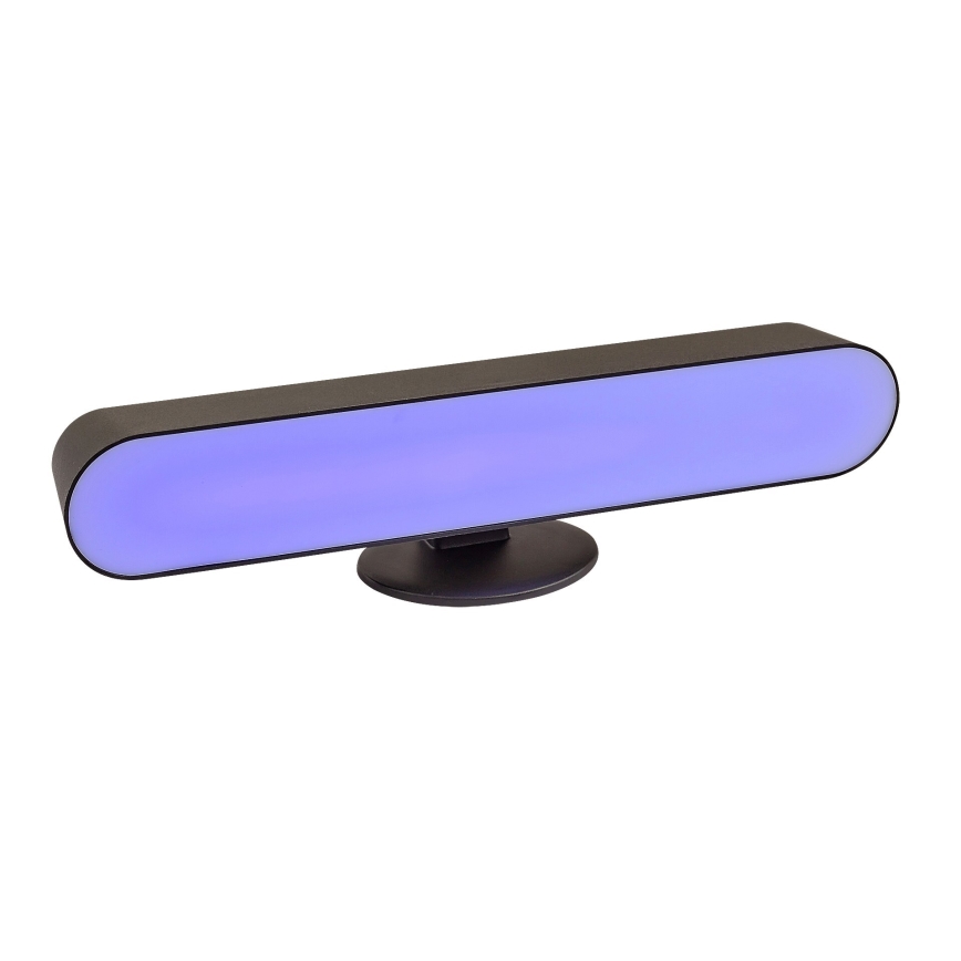 Rabalux - LED RGB prigušiva stona lampa LED/3W/5V crna + daljinski upravljač