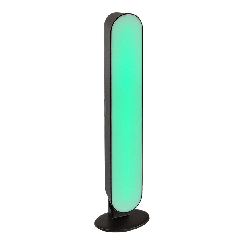 Rabalux - LED RGB prigušiva stona lampa LED/3W/5V crna + daljinski upravljač