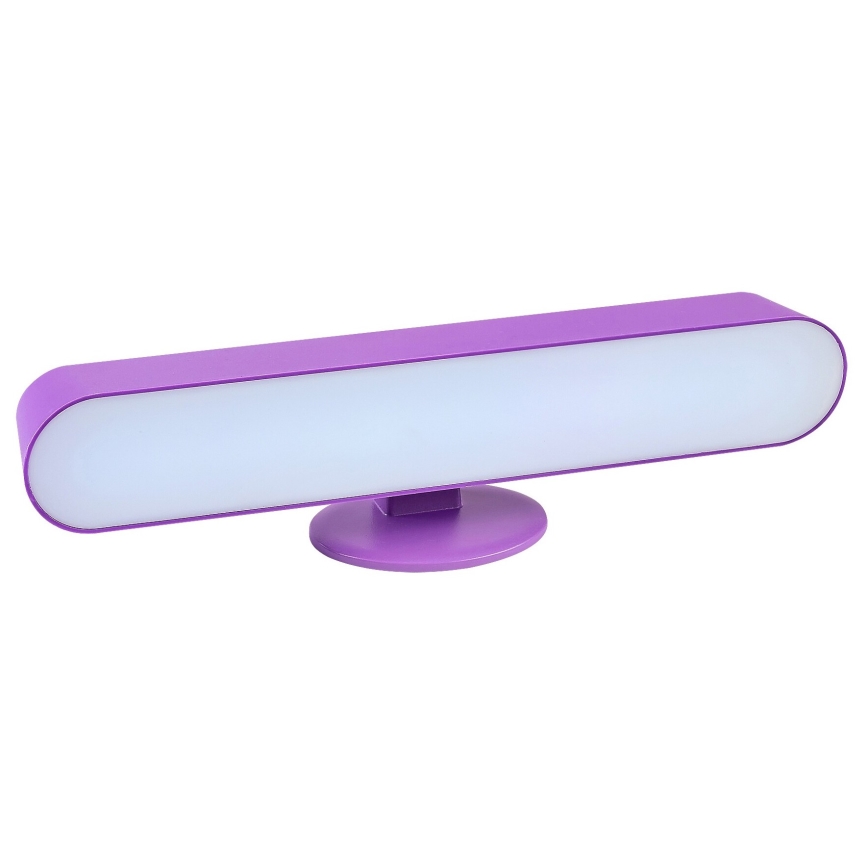 Rabalux - LED RGB prigušiva stona lampa LED/3W/5V ljubičasta + daljinski upravljač