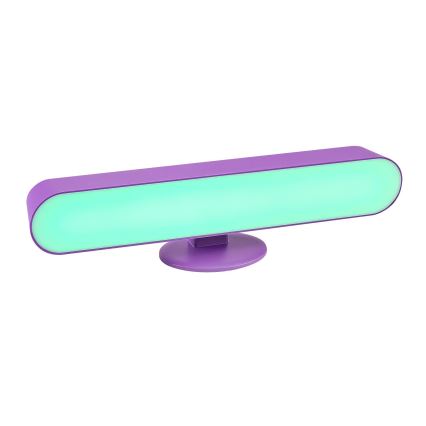 Rabalux - LED RGB prigušiva stona lampa LED/3W/5V ljubičasta + daljinski upravljač