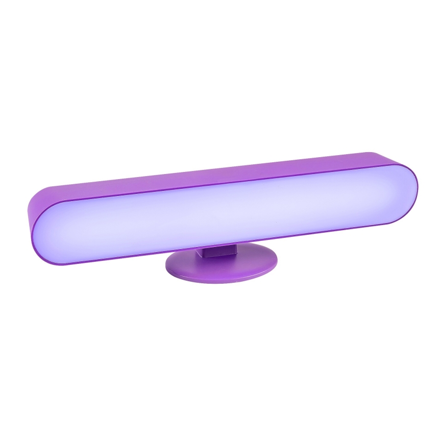 Rabalux - LED RGB prigušiva stona lampa LED/3W/5V ljubičasta + daljinski upravljač