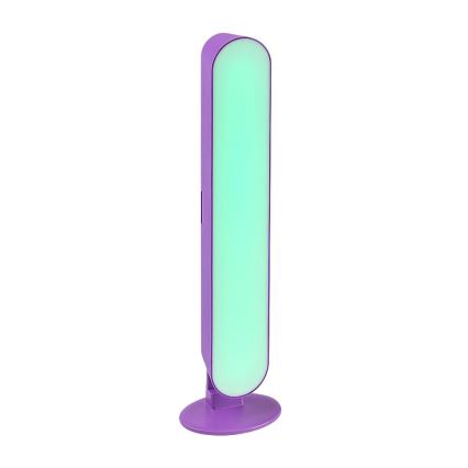 Rabalux - LED RGB prigušiva stona lampa LED/3W/5V ljubičasta + daljinski upravljač