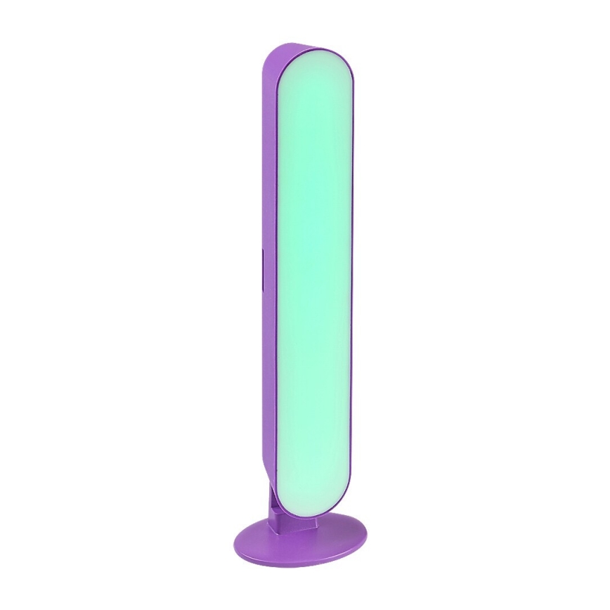 Rabalux - LED RGB prigušiva stona lampa LED/3W/5V ljubičasta + daljinski upravljač