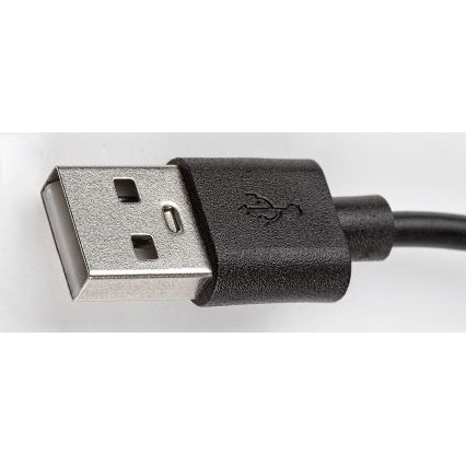 Rabalux - LED RGB prigušiva stona lampa LED/3W/5V ljubičasta + daljinski upravljač
