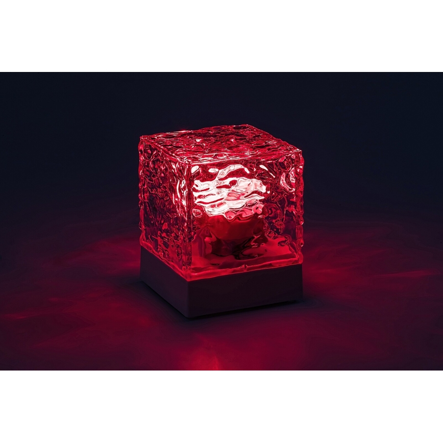 Rabalux - LED RGB prigušiva punjiva stona lampa LED/1W/5V/3xAA + daljinski upravljač