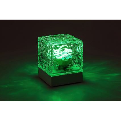 Rabalux - LED RGB prigušiva punjiva stona lampa LED/1W/5V/3xAA + daljinski upravljač