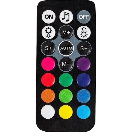Rabalux - LED RGB prigušiva stona lampa LED/1W/5V/3xAA + daljinski upravljač