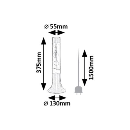 Rabalux - LED lava lampa LED/25W/230V