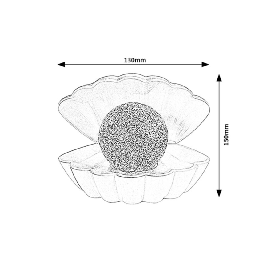 Rabalux - LED RGB Dekorativna lampa LED/0,8W/3xAAA