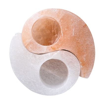 Rabalux - lampa od soli - svećnjak, narandžasta/bela