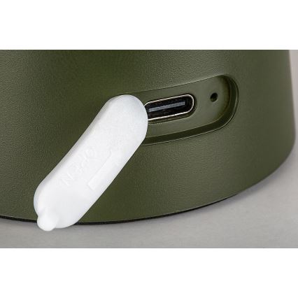 Rabalux - LED prigušiva dodirna punjiva spoljašnja lampa LED/1,5W/5V IP44 1200 mAh USB zelena