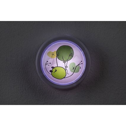 Rabalux - LED dečije noćno svetlo LED/0,3W/2xAA 6000K