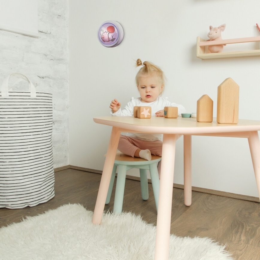 Rabalux - LED noćno svetlo za decu LED/0,3W/2xAA 6000K