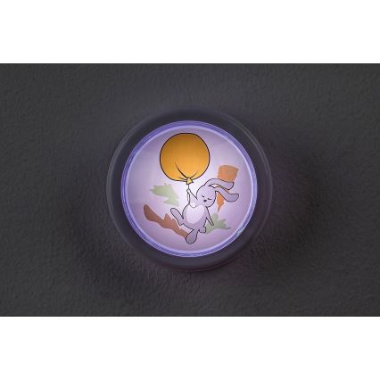 Rabalux - LED Dečije noćno svetlo LED/0,3W/2xAA 6000K