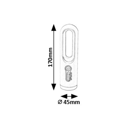 Rabalux - LED Prenosna punjiva lampa sa LED senzorom/0,8W/3,7V 3000/7000K