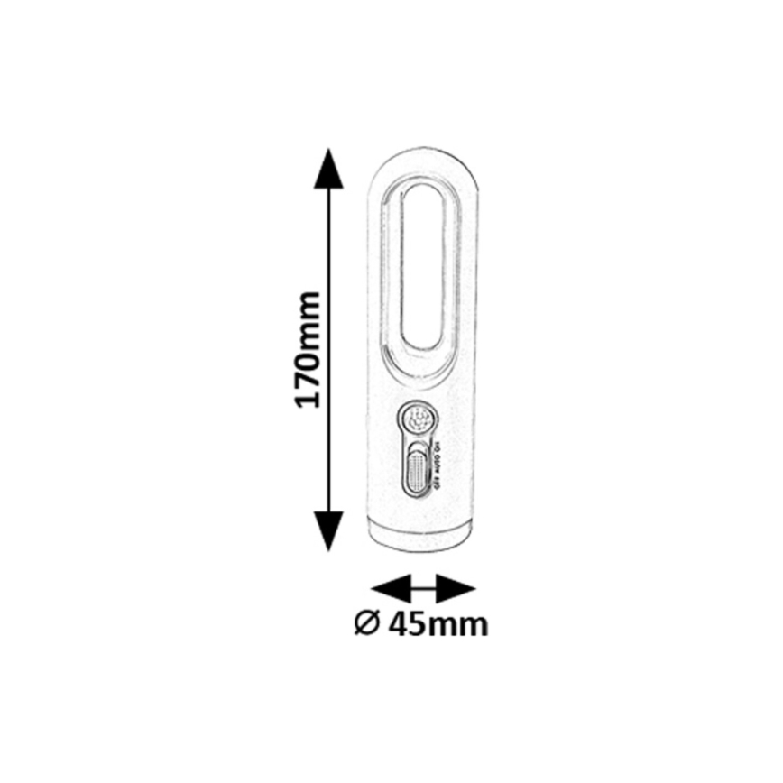 Rabalux - LED Prenosna punjiva lampa sa LED senzorom/0,8W/3,7V 3000/7000K