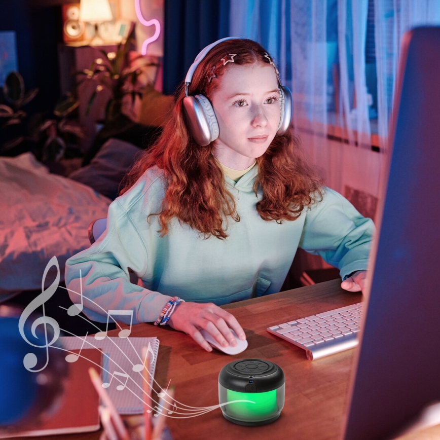 Rabalux - RGB stona lampa sa zvučnikom RGB/3W/3,7V 500mAh