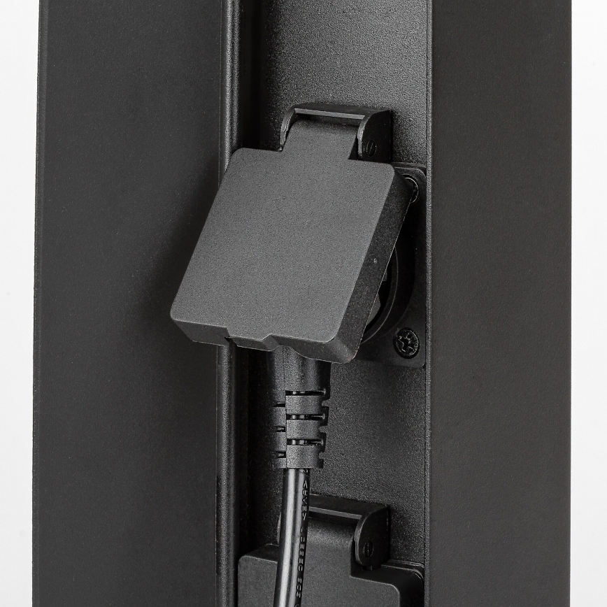 Rabalux - LED spoljašnja lampa sa 2 utičnicama LED/10W/230V IP44