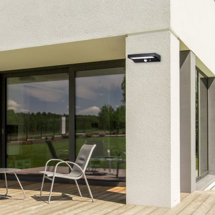 Rabalux - LED solarna svetiljka sa senzorom LED/6W/3,7V IP44 2200 mAh