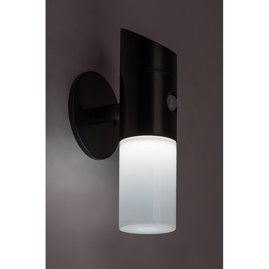 Rabalux - LED RGB solarno zidno svetlo sa senzorom LED/1W/3,7V IP44 crno 1200 mAh