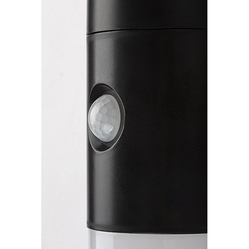 Rabalux - LED RGB solarno zidno svetlo sa senzorom LED/1W/3,7V IP44 crno 1200 mAh