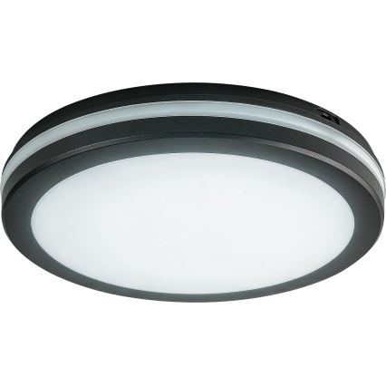 Rabalux - LED stropno svetlo za kupatilo LED/28W/230V 3000/4000/6500K IP54 crno, prečnik 30 cm