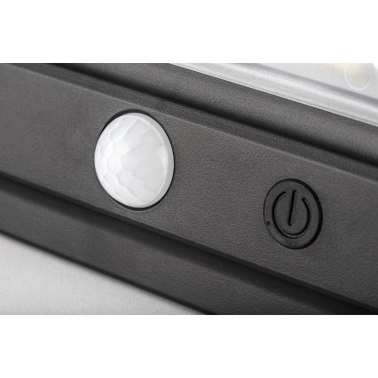 Rabalux - LED solarno zidno svetlo sa senzorom LED/7W/3,7V IP54 crno 3000 mAh