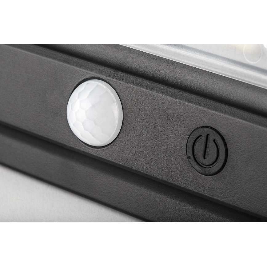 Rabalux - LED solarno zidno svetlo sa senzorom LED/7W/3,7V IP54 crno 3000 mAh