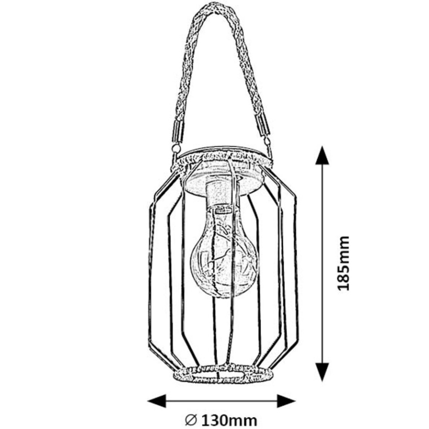 Rabalux - LED solarno svetlo LED/0,2W/1,2V IP44 600 mAh