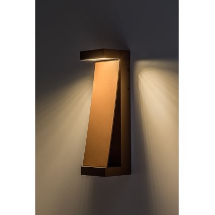 Rabalux - LED zidno svetlo za spoljnu upotrebu, 13 W/230 V, IP65, braon