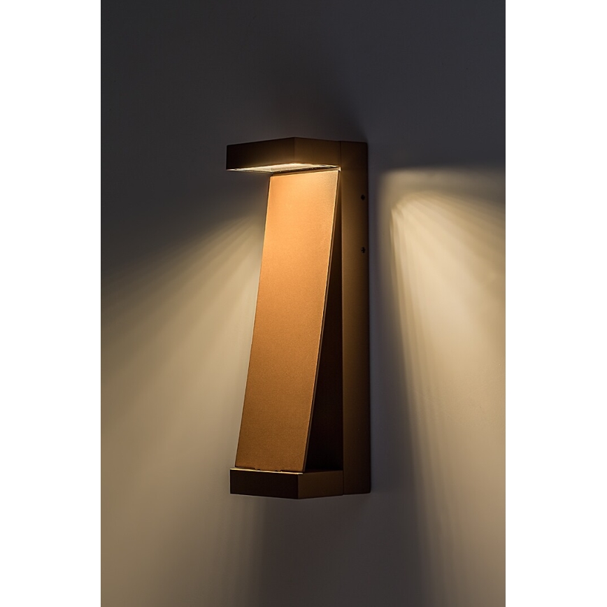Rabalux - LED zidno svetlo za spoljnu upotrebu, 13 W/230 V, IP65, braon