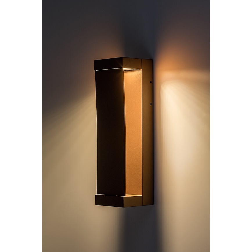 Rabalux - LED zidno svetlo za spoljnu upotrebu, 13 W/230 V, IP65, braon