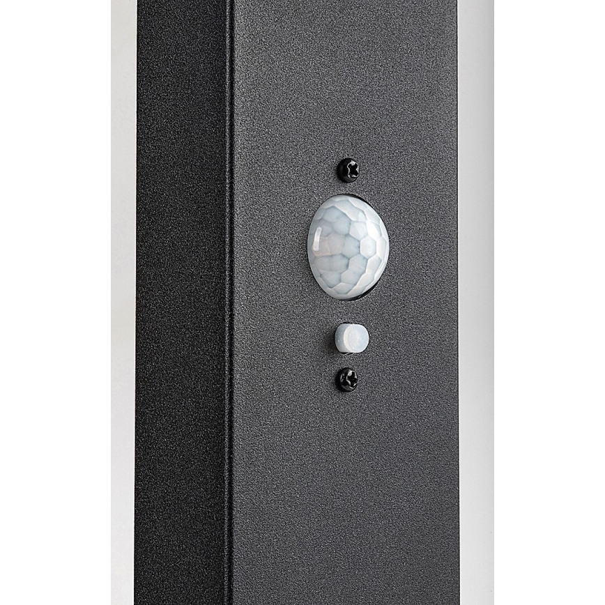 Rabalux - LED prigušiva solarna spoljašnja lampa sa senzorom LED/4,4W/3,7V IP54 antracit 2200 mAh